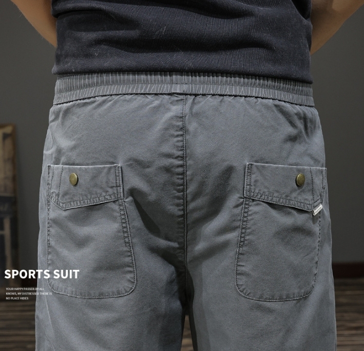 GorgeousBen Workwear shorts men's five point casual pants American fashion brand plus size mid pants summer 2025new men's pants thin.