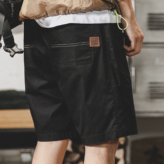 GorgeousBen American workwear shorts men's summer 2025 new items ins trend plus size men's casual thin five quarter pants men.