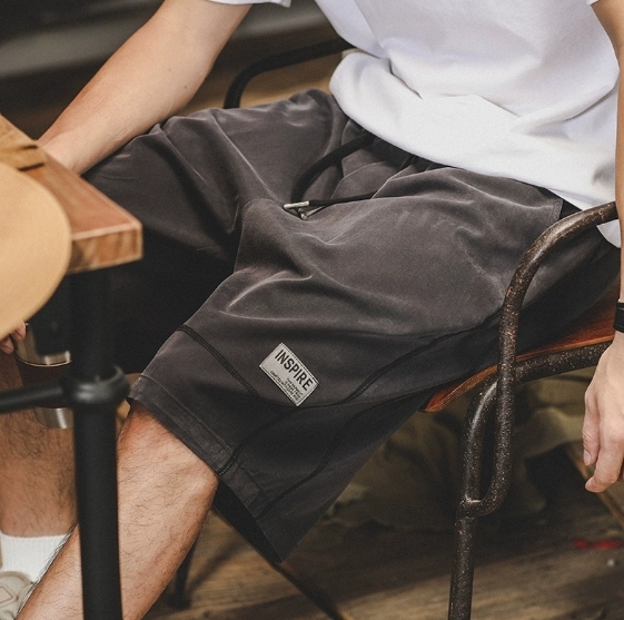 GorgeousBen American suede thin casual shorts for men in summer 2025 new trend loose fit plus size 5 sports pants for men.