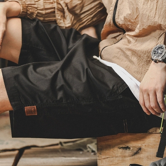 GorgeousBen American workwear shorts men's summer 2025 new items ins trend plus size men's casual thin five quarter pants men.
