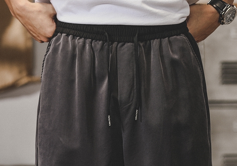 GorgeousBen American suede thin casual shorts for men in summer 2025 new trend loose fit plus size 5 sports pants for men.