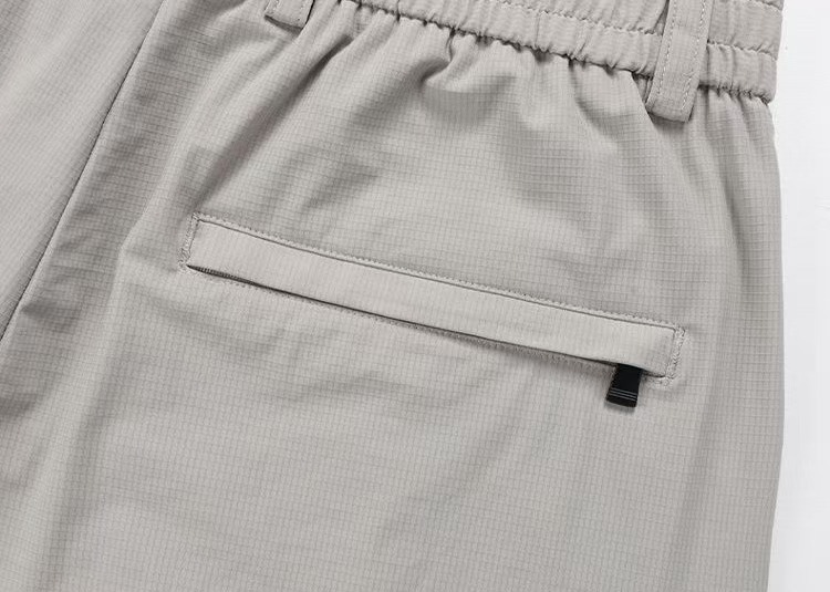 Men's High end men's thin 2025 ice silk pants, business casual trousers.