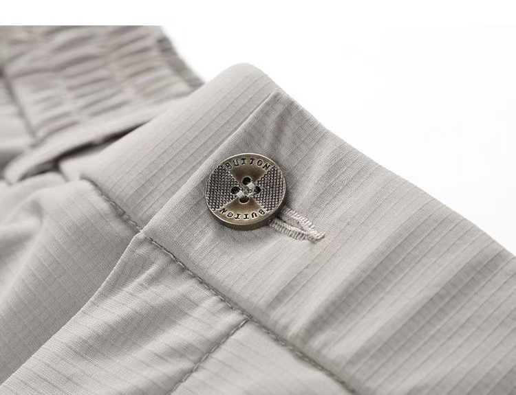 Men's High end men's thin 2025 ice silk pants, business casual trousers.