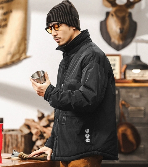 GorgeousBen White duck down workwear, lightweight down jacket, men's winter 2025 new down shirt, men's outdoor men's autumn and winter jacket.