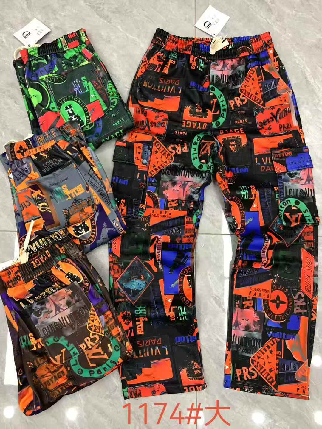 Ready to ship&Clearance sale Men's loose casual pants and sports pants