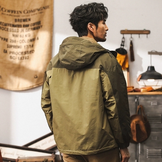 GorgeousBen American retro assault jacket men's autumn loose trendy brand outdoor hunting suit tactical functional hooded workwear jacket.