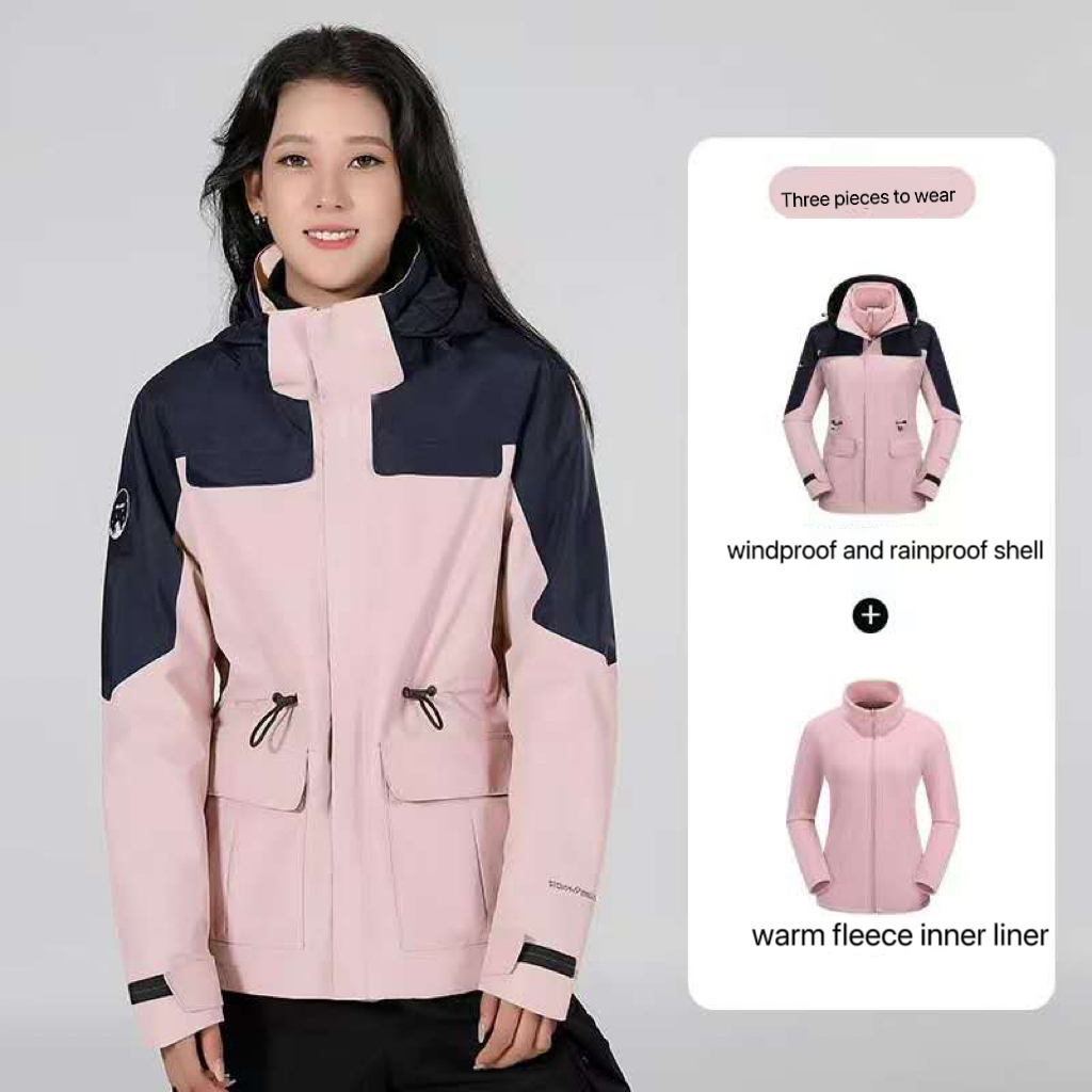GorgeousBen 2025 Men's and women's warm and breathable fleece casual high value rainstorm resistant high-performance assault jacket.