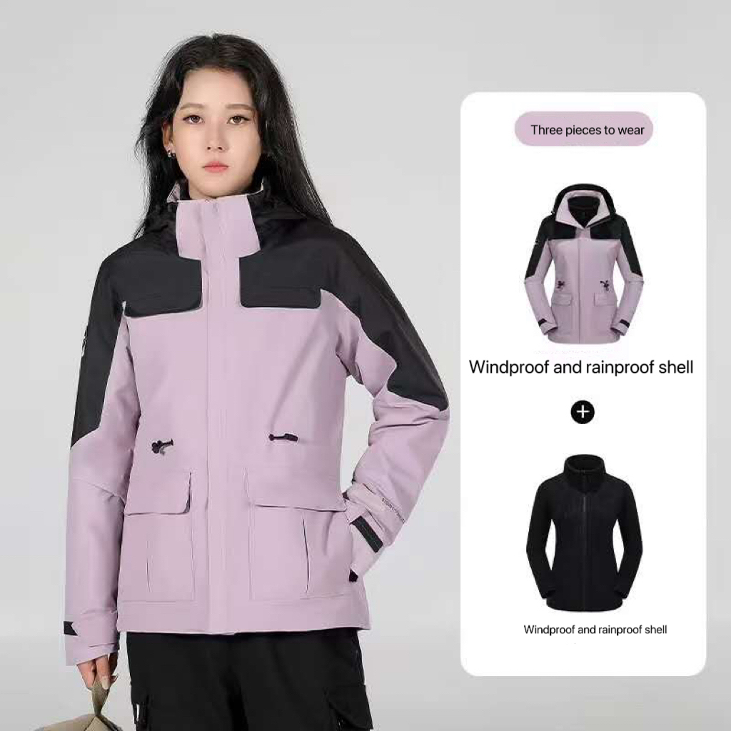 GorgeousBen 2025 Men's and women's warm and breathable fleece casual high value rainstorm resistant high-performance assault jacket.