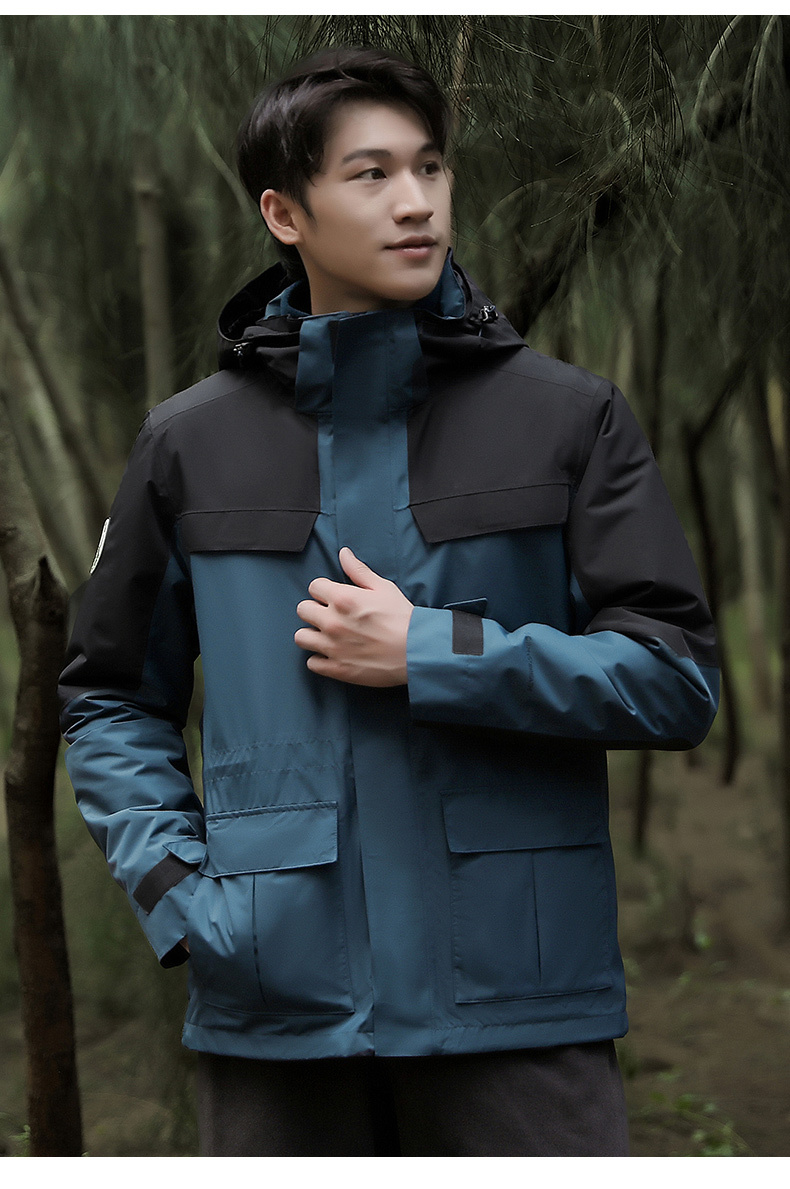 GorgeousBen 2025 Men's and women's warm and breathable fleece casual high value rainstorm resistant high-performance assault jacket.