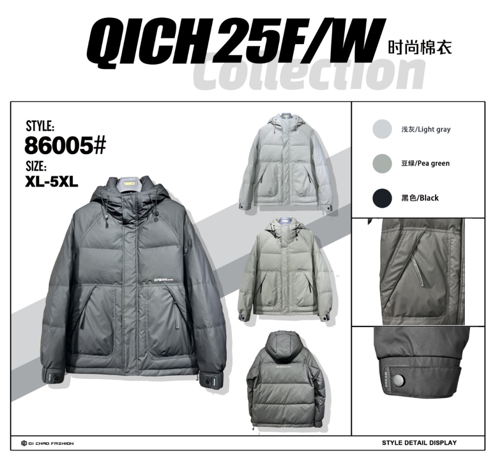 Read to ship- Men's fashionable warm and versatile cotton clothing.