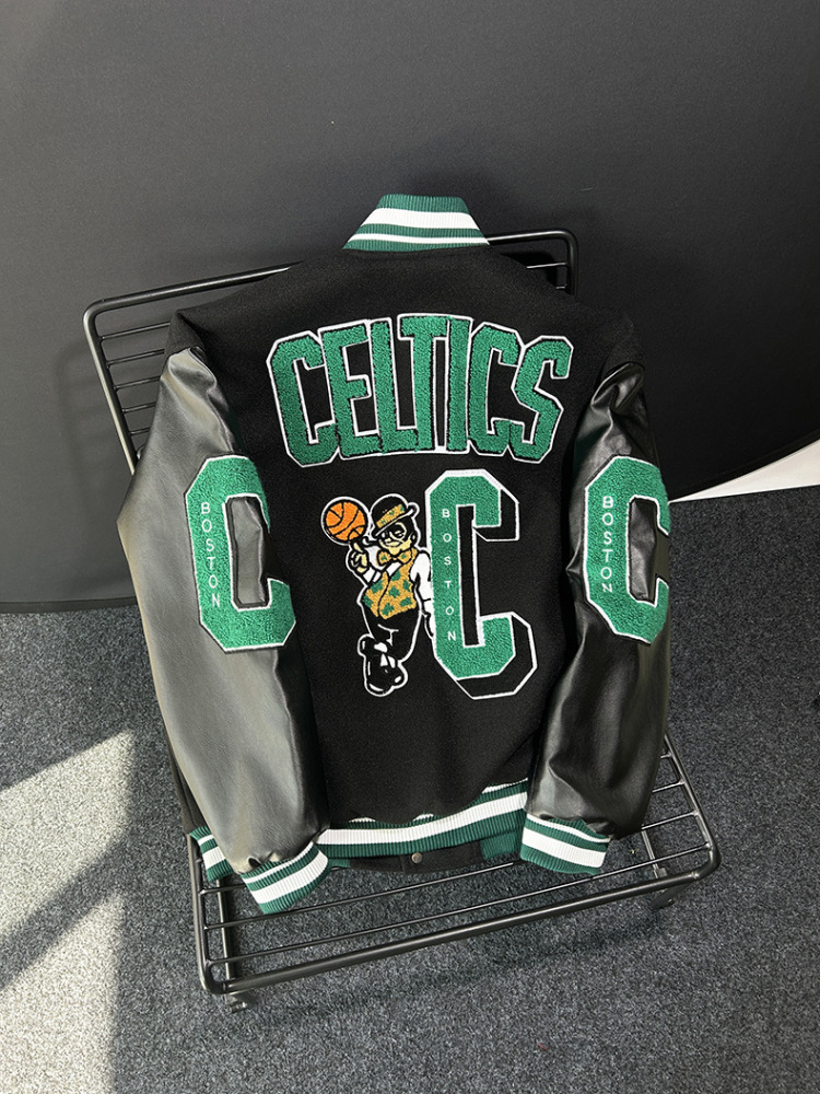 Taurus embroidery leisure jacket fashion coat men's fashion brand letter baseball uniform