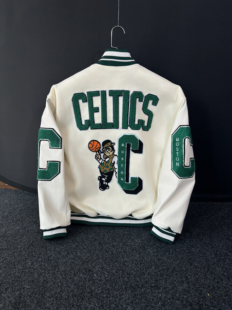 Taurus embroidery leisure jacket fashion coat men's fashion brand letter baseball uniform