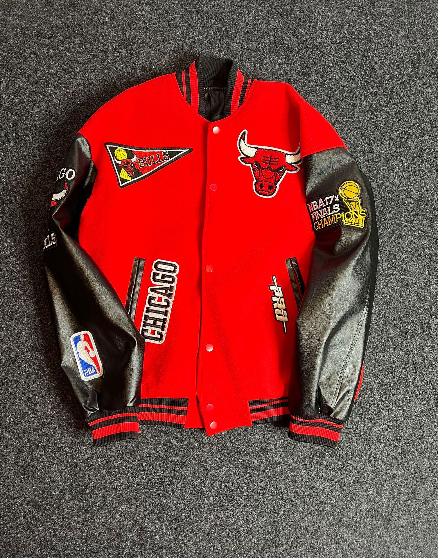 American high street men's fashion woolen baseball jacket, heavy embroidery, loose, retro flight suit coat for spring and autumn.