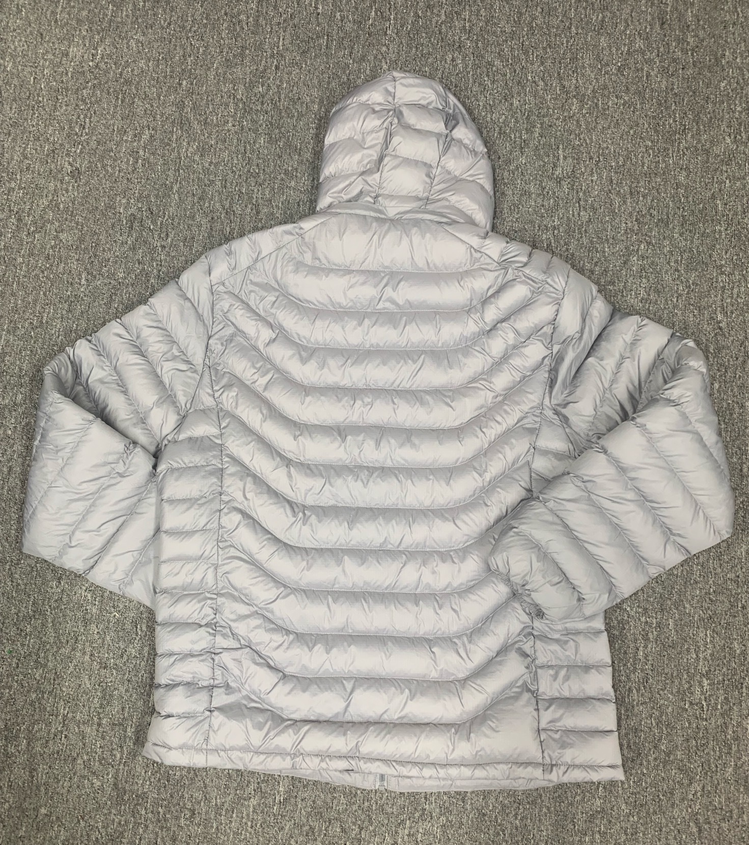 Read to ship- Men's  34/2000  Classic lightweight down jacket with hood for men; cotton coat.