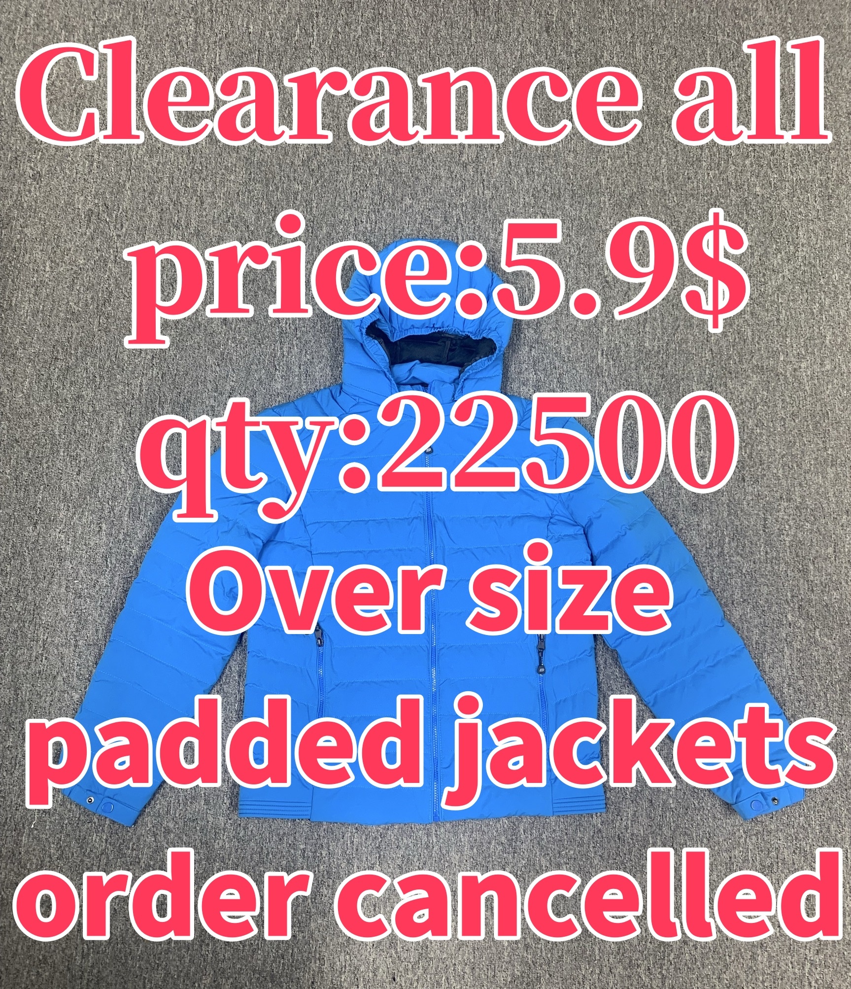 Read to ship- Men's  cotton coat Classic lightweight down jacket with hood for men