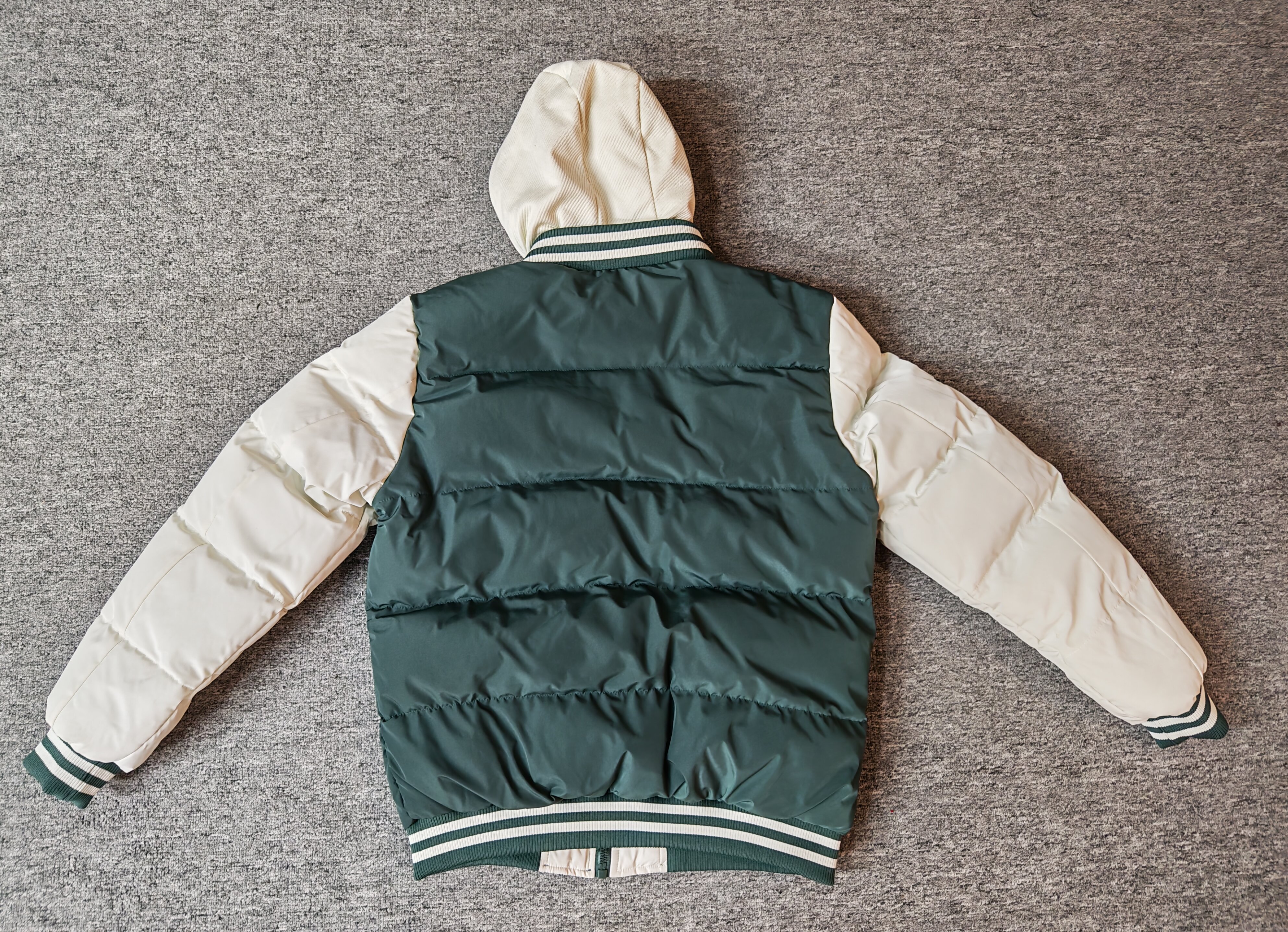 Read to ship- Men's Italian hooded cotton jacket，double face jacket