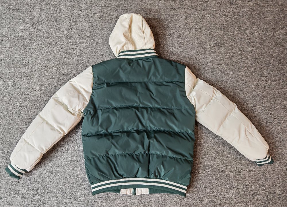 Read to ship- Men's Italian hooded cotton jacket，double face jacket