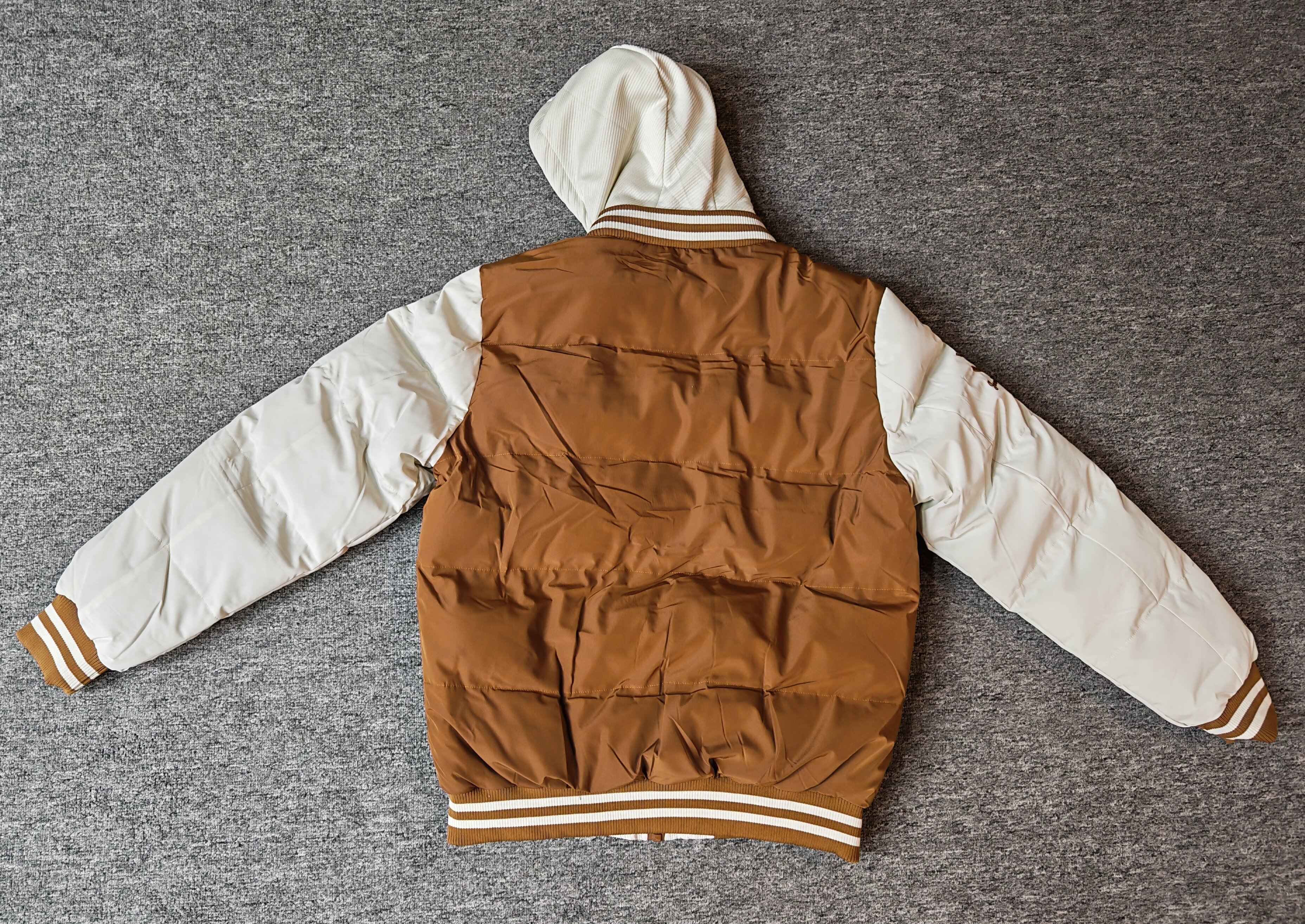 Read to ship- Men's Italian hooded cotton jacket，double face jacket