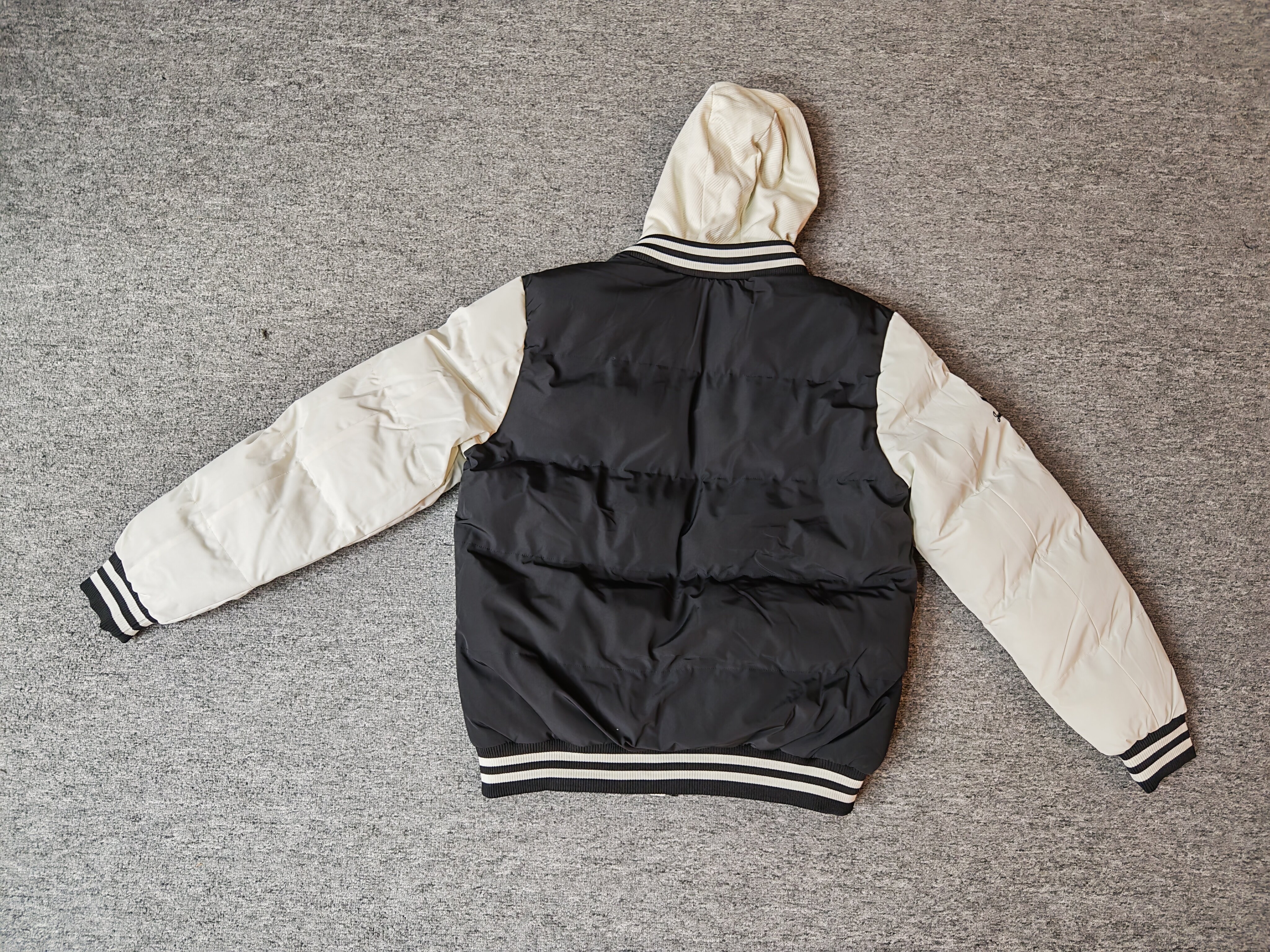 Read to ship- Men's Italian hooded cotton jacket，double face jacket
