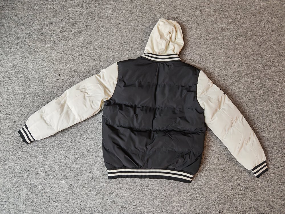 Read to ship- Men's Italian hooded cotton jacket，double face jacket