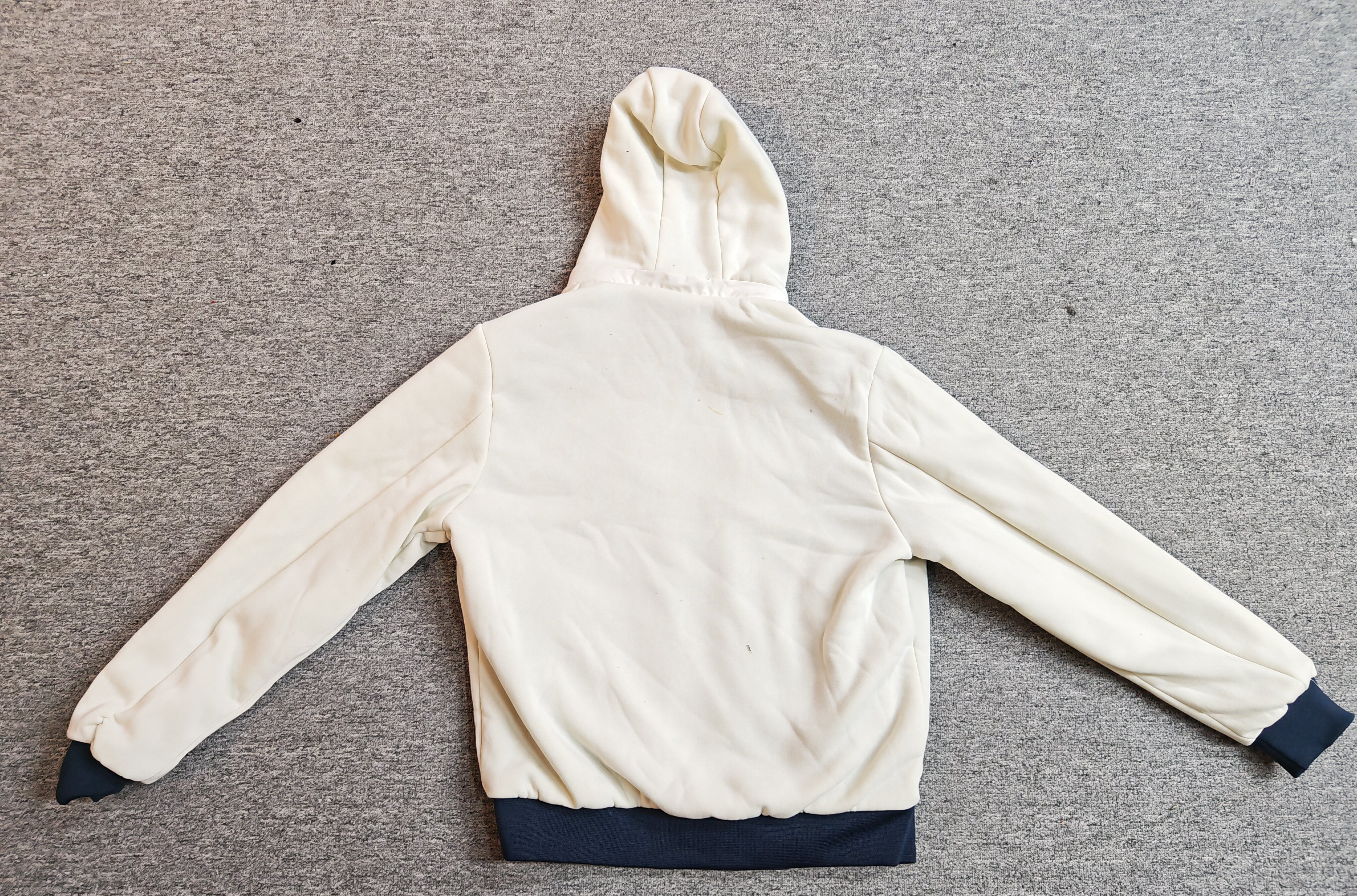 Read to ship- Men's cotton jacket with a hat; trendy, casual, handsome, versatile.double face jacket
