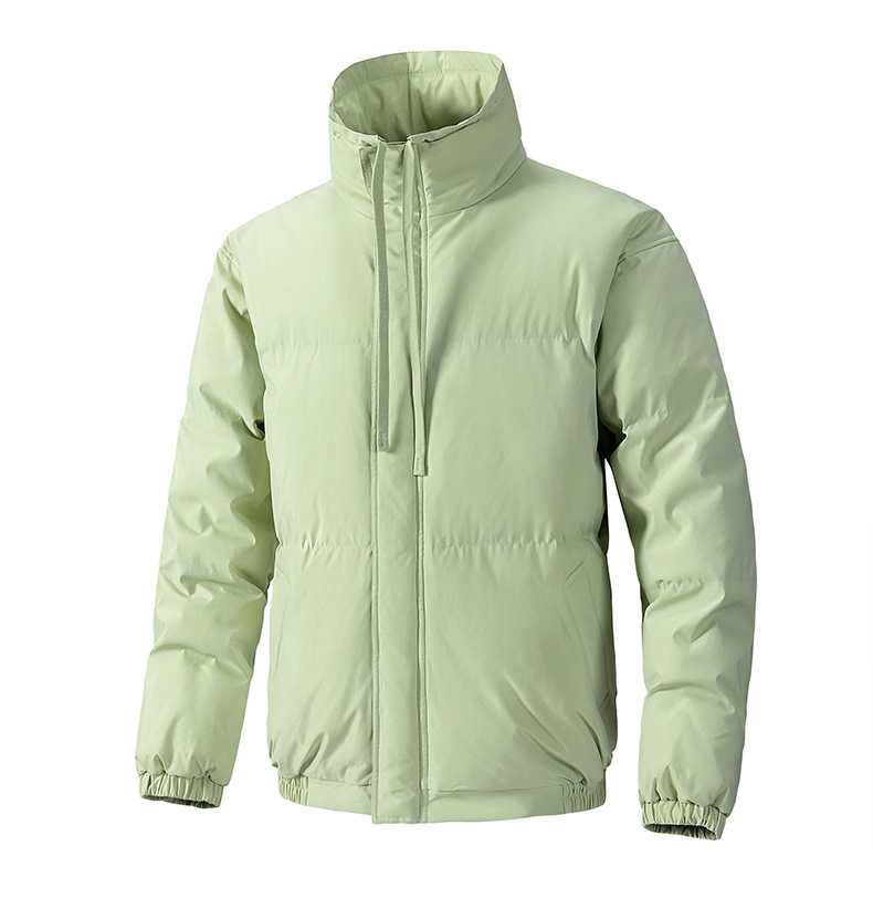 GorgeousBen Men Puffer Varsity Jackets Custom Winter Coats Water Resistant Long Sleeve Zip up Puffy Quilted Down Safety Jackets