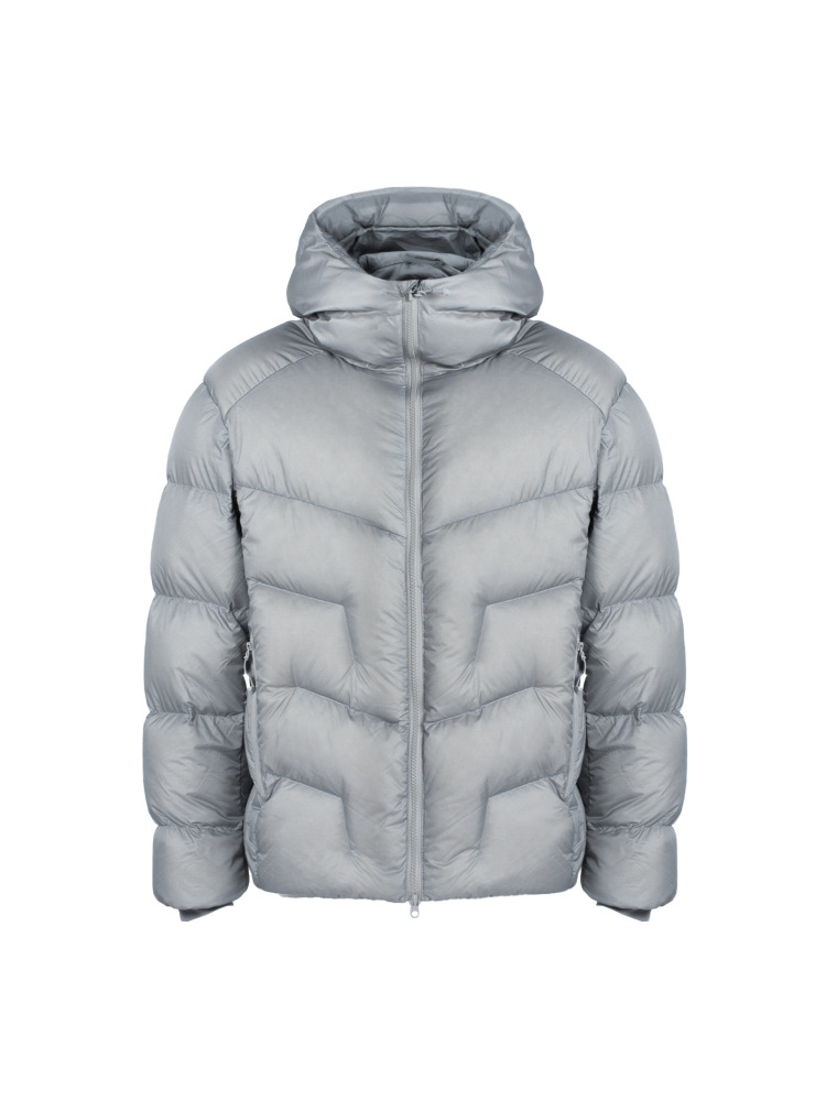 GorgeousBen Boying Unisex Hooded Zipper Closure Lightweight Warm Down Jacket Winter Thick Puffer Coat with Customizable Logo