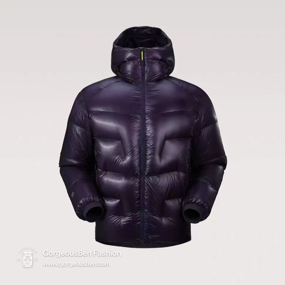 GorgeousBen Boying Unisex Hooded Zipper Closure Lightweight Warm Down Jacket Winter Thick Puffer Coat with Customizable Logo