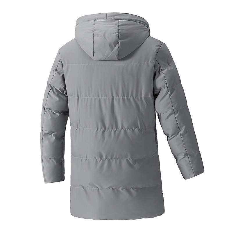 GorgeousBen Men's Extra Long Parka Winter Coats Hooded Puffer Jacket Heavy Warm Water-resistant Outerwear Cold Weather Men's Jackets Long
