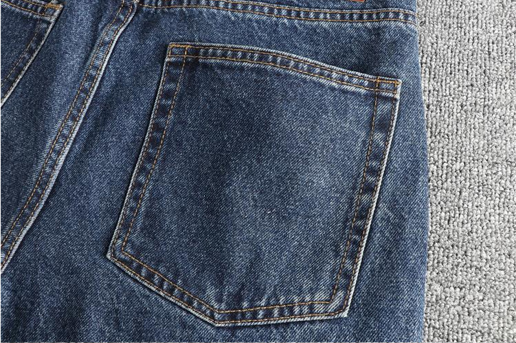 GorgeousBen Design sense splicing fashionable tie dye men's jeans loose straight tube American high street trendy youth spring and autumn pants