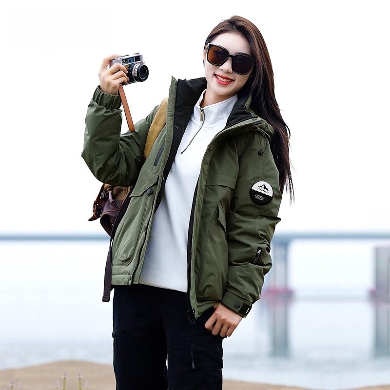 GorgeousBen Outdoor sports down jacket "hot selling jacket for men and women outdoor, thick waterproof, windproof, warm and cold proof hooded