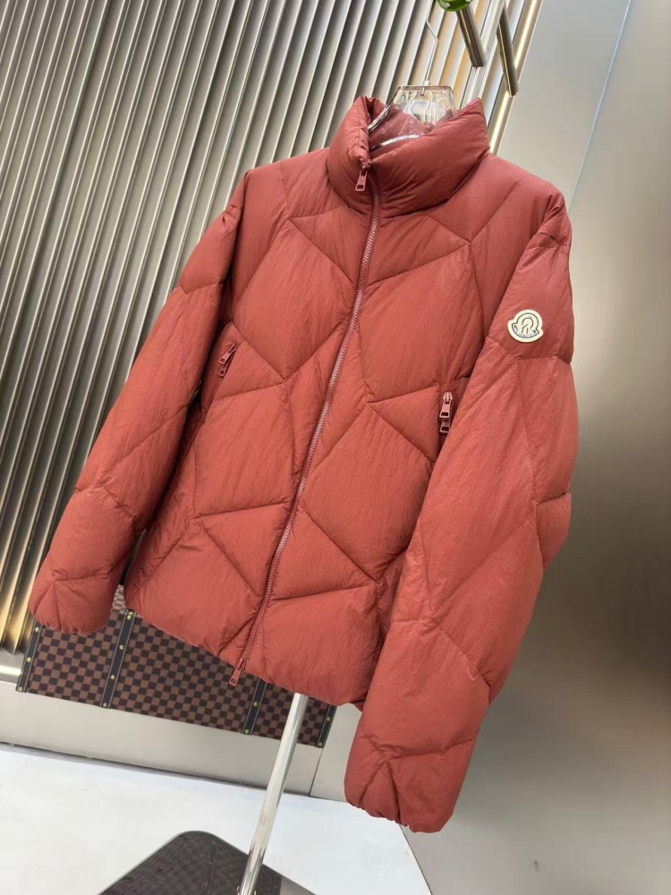 GorgeousBen 2025 New European and American Style Men's Stand Collar Quilted Down Jacket, 90% White Duck Down, Warm and Cold Resistant, High-End Short Down Coat