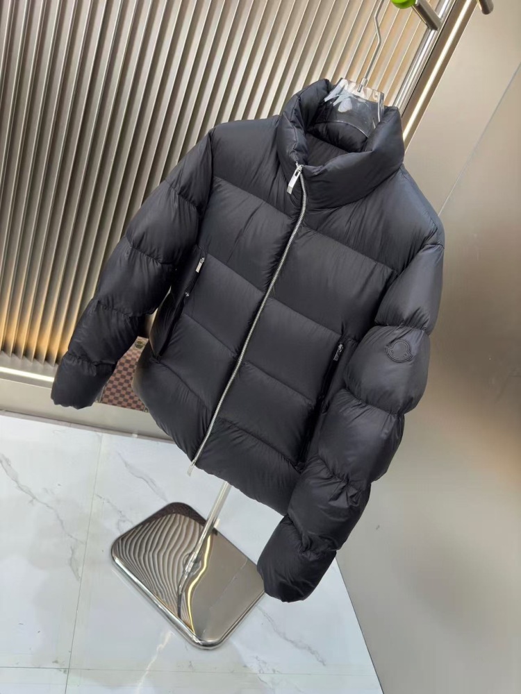 GorgeousBen Men's Detachable Hood Puffer Jacket, 90% White Duck Down Fill, Windproof Warm Coat, 2025 Fashion Winter Outerwear