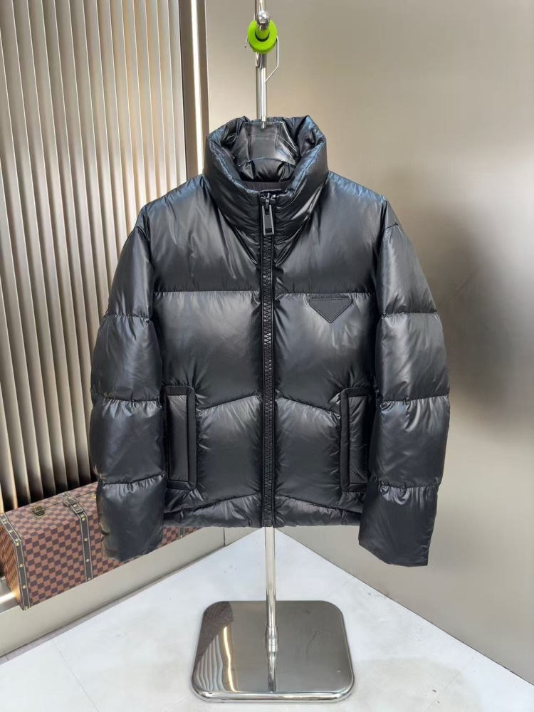 GorgeousBen 2025 European Style Men's Stand Collar Down Jacket, Premium 90% White Duck Down, Warm Windproof Winter Coat
