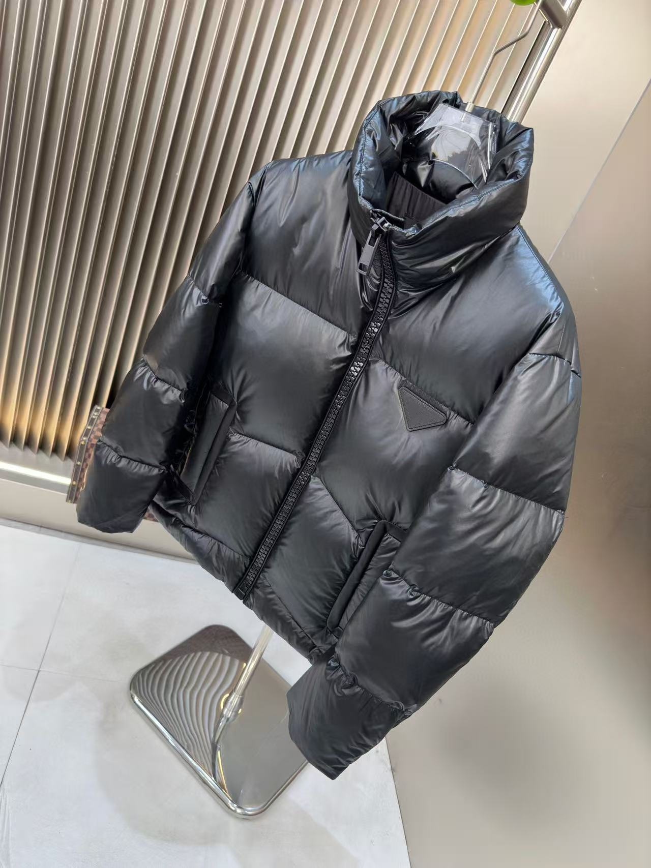 GorgeousBen 2025 European Style Men's Stand Collar Down Jacket, Premium 90% White Duck Down, Warm Windproof Winter Coat