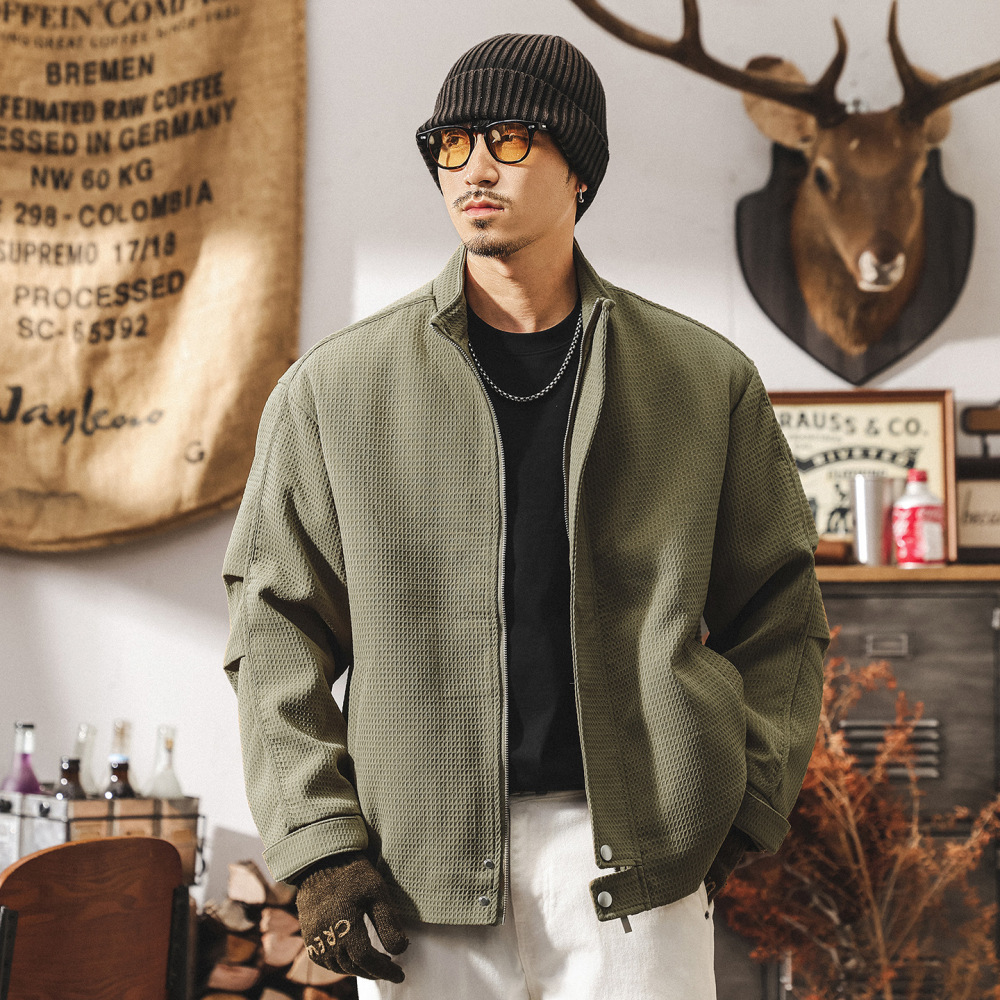 GorgeousBen Men‘s American Vintage Workwear Padded Jacket， Winter Thick Insulated Coat， Casual Loose Fit