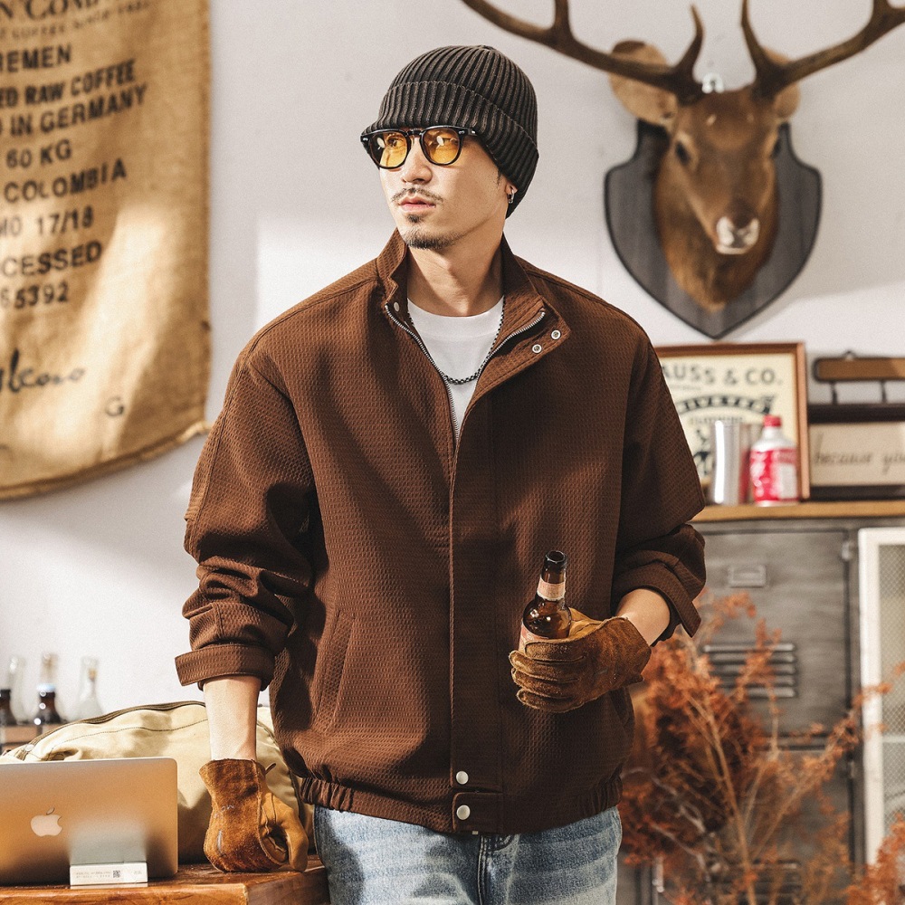 GorgeousBen Men‘s American Vintage Workwear Padded Jacket， Winter Thick Insulated Coat， Casual Loose Fit