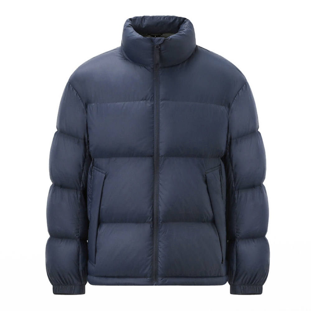 GorgeousBen Solid Color Down Puffer Jackets Oversize Plus size winter outwear Jacket Men Cropped Puffer jackets