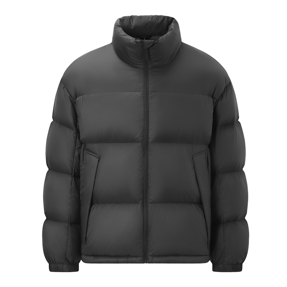 GorgeousBen Solid Color Down Puffer Jackets Oversize Plus size winter outwear Jacket Men Cropped Puffer jackets