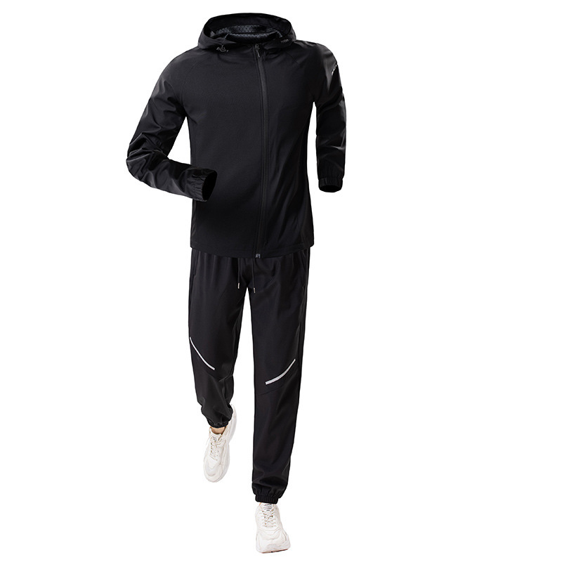GorgeousBen Men's Quick Dry Windproof Sports Jacket Spring Outdoor Hiking Running Cycling Training Tracksuit