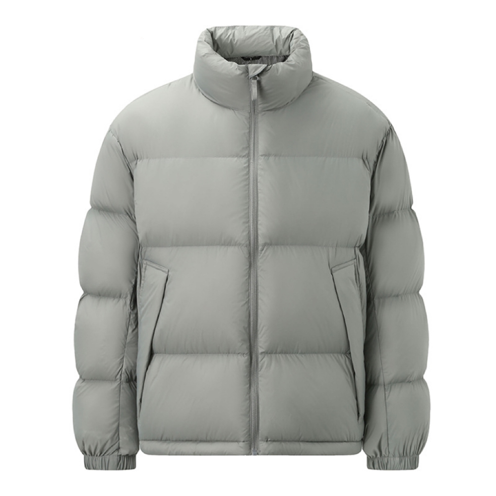 GorgeousBen Solid Color Down Puffer Jackets Oversize Plus size winter outwear Jacket Men Cropped Puffer jackets