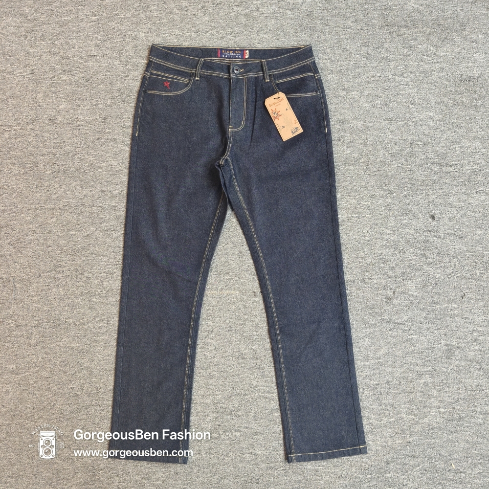 GorgeousBen American Retro Washed Jeans Men's Loose Straight Wide-Leg Streetwear Casual Trendy Denim Pants