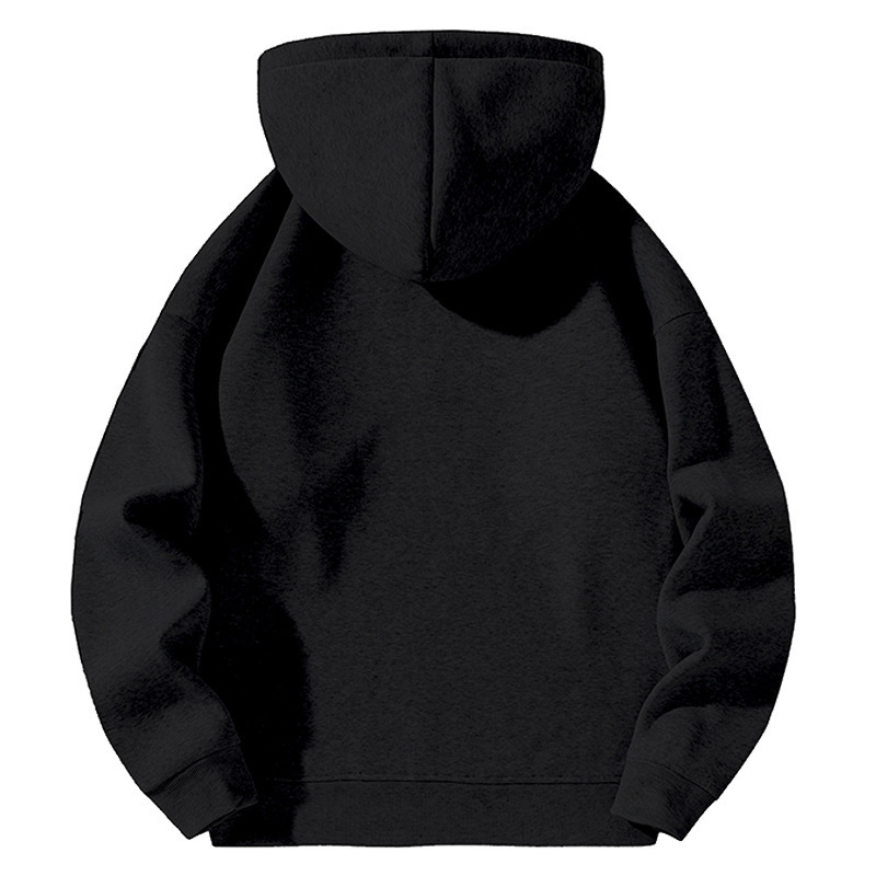 GorgeousBen 2025 Autumn Winter New Arrival Men's Half-Zip Fleece Hoodie Loose Fit European American Style Casual Long Sleeve Sweatshirt
