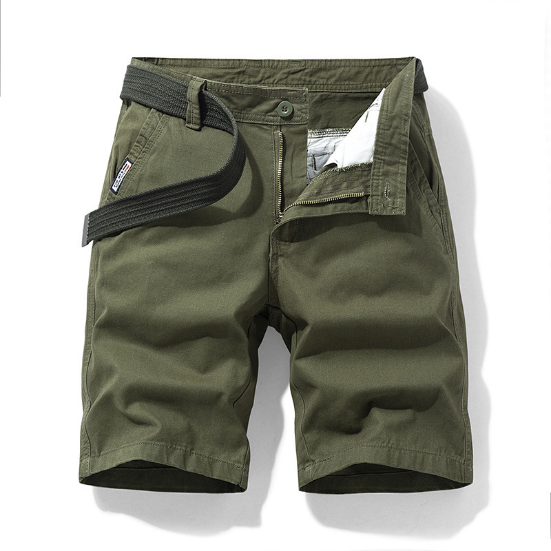 GorgeousBen Men's Summer New Arrival Cargo Shorts Vintage American Style Versatile 5-Inch Pants