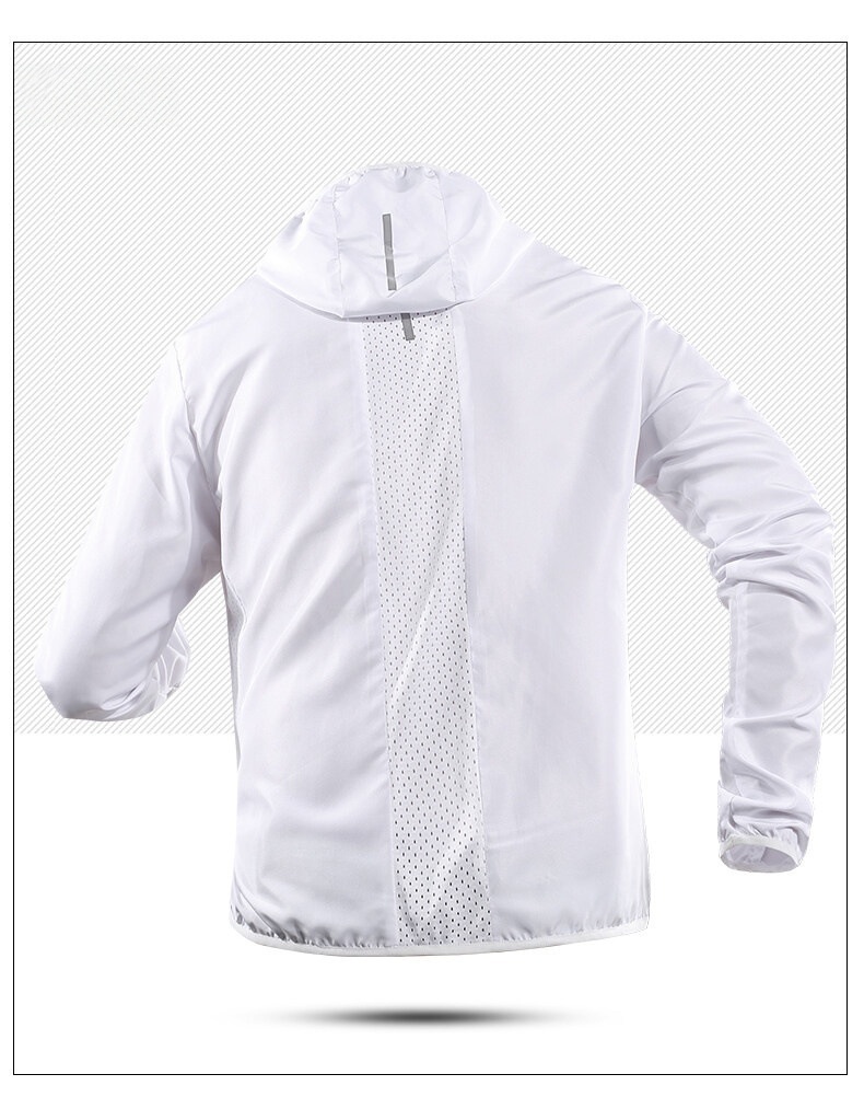 GorgeousBen Men's Summer Ice Silk Sun Protection Jacket Lightweight Quick-Drying Breathable Outdoor Skin Windbreaker