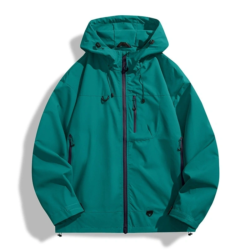 GorgeousBen 2025 New Arrival Unisex Mountain Style Outdoor Jacket | Windproof Waterproof Spring Autumn Single Layer Hiking Hardshell Jacket