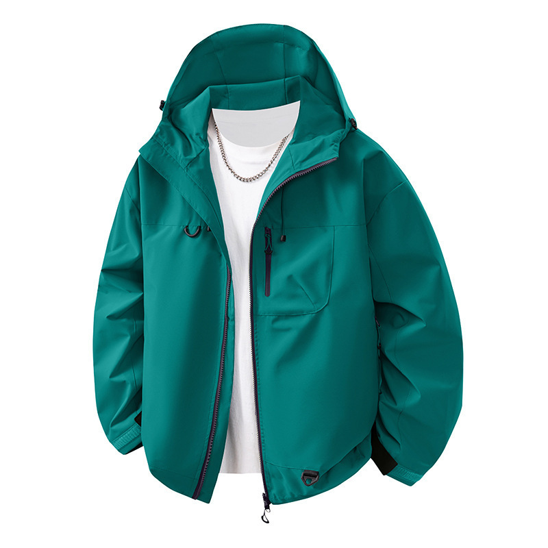 GorgeousBen 2025 New Arrival Unisex Mountain Style Outdoor Jacket | Windproof Waterproof Spring Autumn Single Layer Hiking Hardshell Jacket