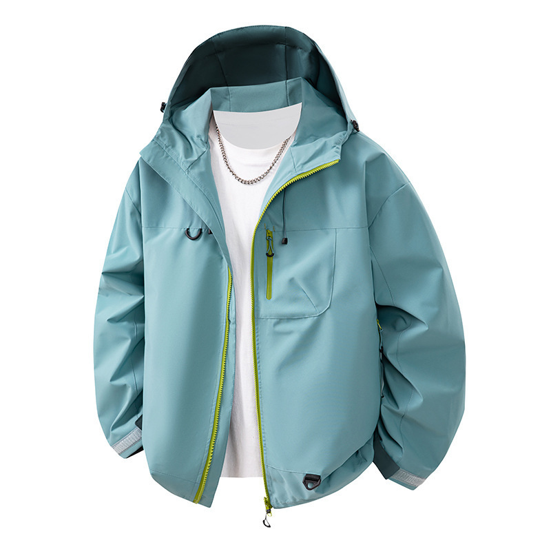 GorgeousBen 2025 New Arrival Unisex Mountain Style Outdoor Jacket | Windproof Waterproof Spring Autumn Single Layer Hiking Hardshell Jacket