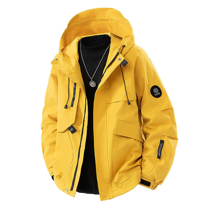 GorgeousBen 2025 New Arrival Men's Mountain Cargo Jacket | Spring Autumn Windproof Water-Repellent Hiking Travel Outdoor Sports Outerwear