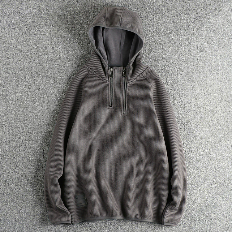 GorgeousBen 520G Heavyweight Fleece Lined Men's American Trendy Double Zipper Hoodie